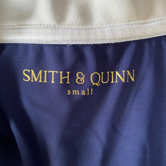 Smith & Quinn women's small blue and white short sleeve pullover polo top - Picture 7 of 11